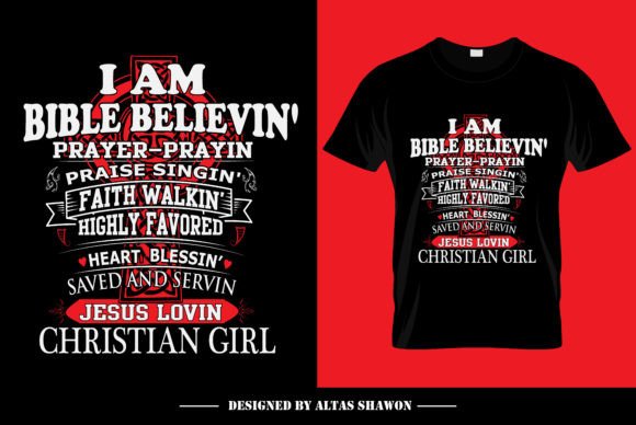 Christian Girls T-Shirt Designs