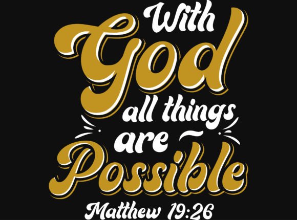 God Jesus Typography Tshirt Design