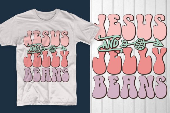 Jesus Jelly Beans Easter Day T-Shirt Designs