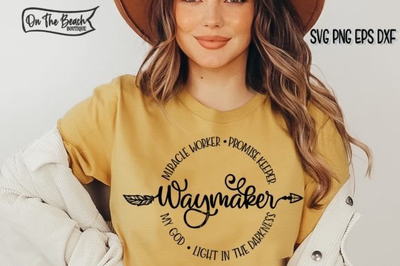 Waymaker SVG PNG Christian Faith Design
