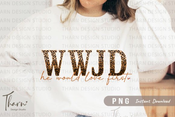 WWJD PNG Christian Sublimation T-Shirt Designs